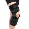 Hinged ROM Knee Brace with Side Stabilizers, Post Op Knee
