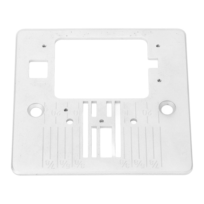 Sewing Machine Needle Plate Q235 Steel 7.8x7.7cm Straight Stitch Needle