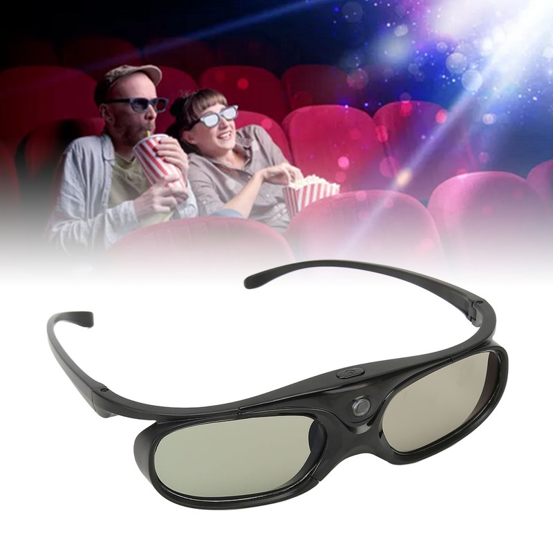 DLP Link 3D Glasses Rechargeable 144Hz Refresh Left Right Eye