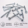 SKIR'CO Pack of 15 DIN 571 Galvanised Steel Hex Head