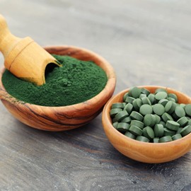 GreatVita Organic Spirulina Tablets (500 mg) Approx. 800 Tablets Spirulina Algae 400 g in Bag