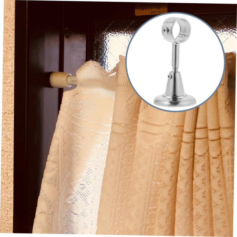 ULDIGI 28mm Diameter Ceiling Bracket Metal Curtain Pole Support for