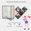 Wsstacxy Luggage Cover 3 Pieces Clear PVC Suitcase Covers for