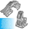 XINHAITC 2 Pcs Cabinet Lid Support Hinges Swing Up Flap