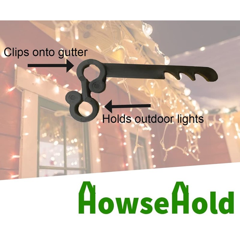 Gutter Brush Clips [20 Pack]- Keeps Leaf Guard Brush in