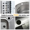 CCLIFE Hole Cutter 35 mm, Screw Hole Punch for Precise