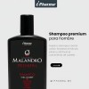 Malandro Shampoo Premium 450 Ml Bergamota, Colágeno, Romero