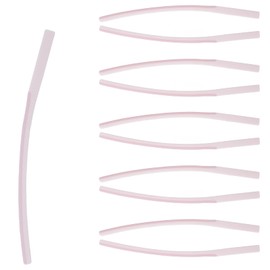 5 Pairs Eyeglass End Tips Anti-Slip Silicone Eyeglass End Tips Soft Eyeglass Temple End Tips Eyeglass Sunglasses Temple Tips for Flat Thin Metal Eyeglass Legs Pink