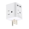 Multi Plug Outlet Extender Electrical Wall Outlet Splitter with 4