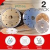 2-Piece Diamond Cutting Disc Set for Concrete, Masonry, Stone, Asphalt,