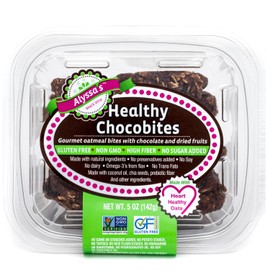 Alyssa’s Chocobites ⎸ Gluten Free Cookies, Healthy Snacks from the Bakery ⎸ Sugar Free Soft Cookies, Low Carb, Keto Protein Snacks ⎸ Gluten Free Snacks for Kids ⎸ 8 Cookies per box, 1 Pack