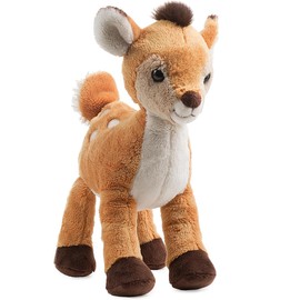 Schaffer knuddel mich! 5682 Rehgina Plush Deer, Brown/White, Size M 23 cm