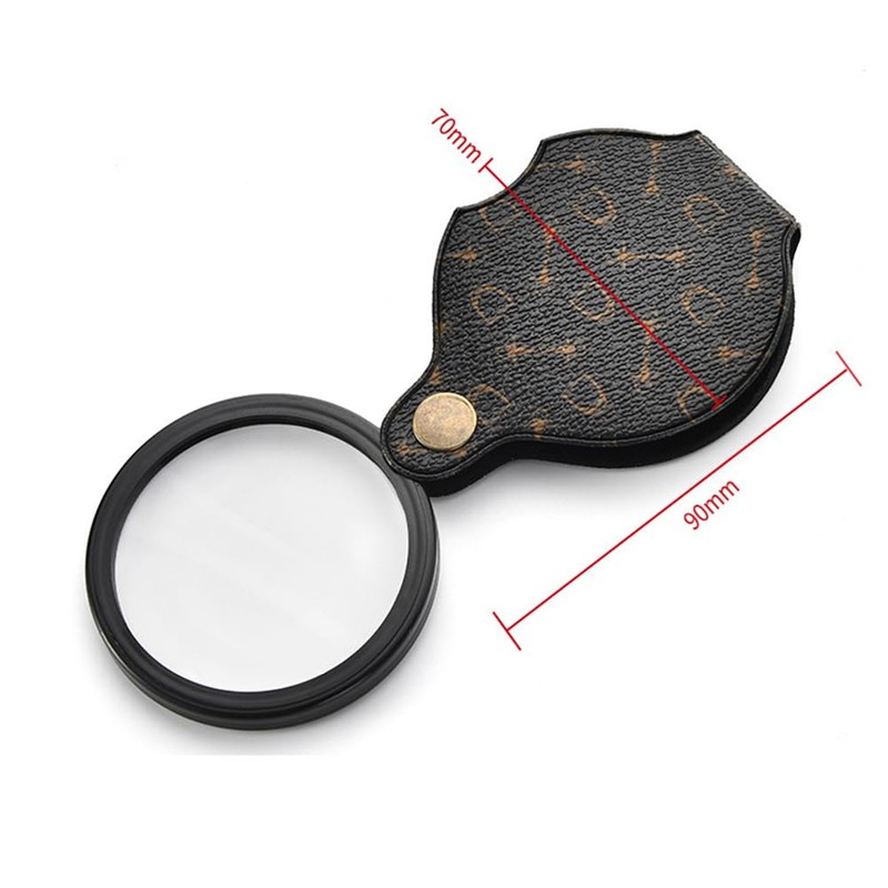 15X Magnifying Glass, Portable Handheld Magnifier for Reading, Low Vision