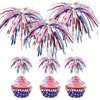 100pcs 4th of July Cocktail Picks Red White Blue Firework