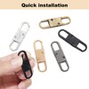 MILAKE 10 Pcs Premium Anti-Theft Zipper Lock, Small Clips for