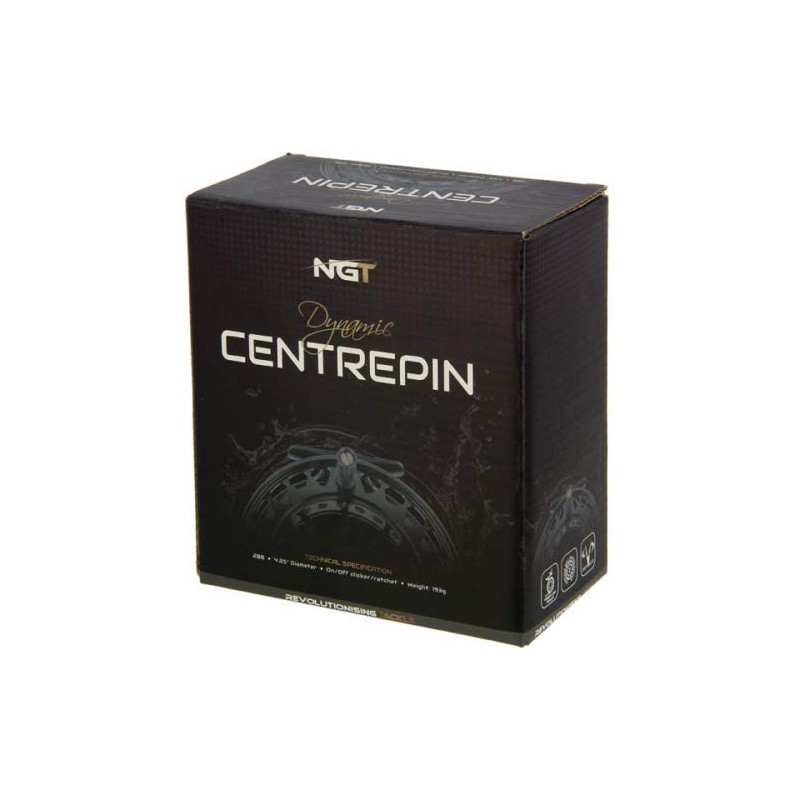 NGT Fishing Centrepin Reel 2bb 4.25 Lightweight Aluminium River Coarse