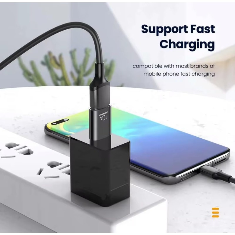 USB Type-C Adapter, 10A Fast Charging, USB 3.0 10Gbps Data