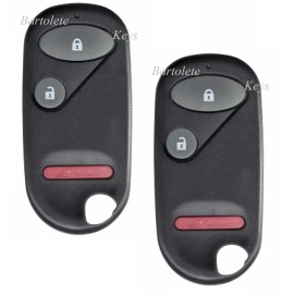 Bartolete Keys X2 Remote Control Car Fob Fits 2003 2004 2005 2006 2007 Honda Pilot Element