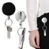 PAVIKE Pen Holder Neck Hanger, 2 Pieces, Retractable Pen Holder,