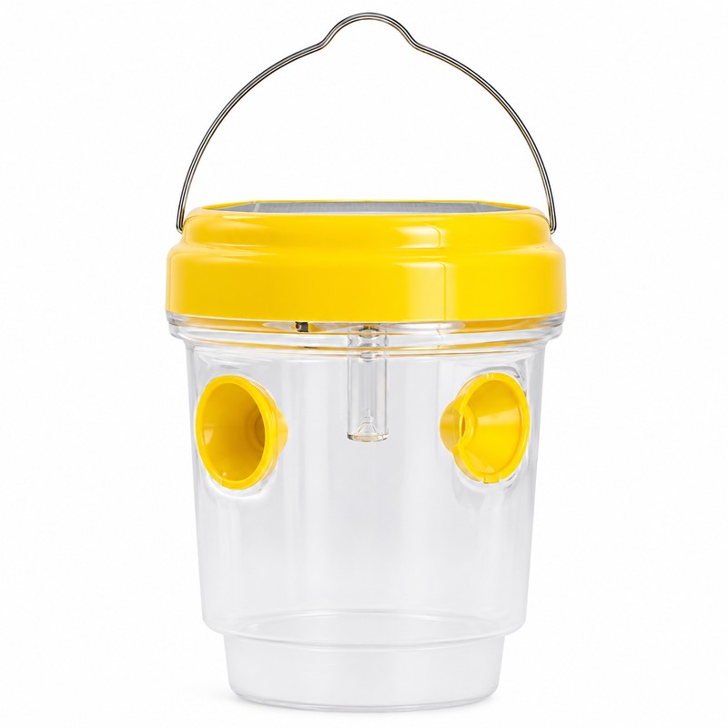 Solar Wasp Trap for Outdoor Pest Control – Reusable Hanging