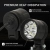 RATSTONE Additional Motorcycle Headlights, 2 Pieces LED Motorcycle Headlights, Motorcycle