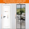 Magnetic Screen Door for Tall Doors, Durable Mesh with Magnetic