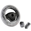 Steering Wheel Cover, Fluffy, Warm, Anti-Slip, Breathable, Cold Protection, For