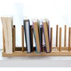Lawei Set of 6 Bamboo Dish Rack - 3/6/8 Slots