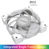 Akasa Vegas AK-FN111-WH A12, Addressable RGB Fan, PC Fan with