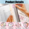 75 Pcs Laminated Bible Tabs for Women Foldable Large Print