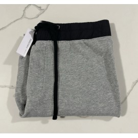 JAMES PERSE Men's French Terry Contrast Short Retail: $135 (NWT) - 1/S, Heather Gray