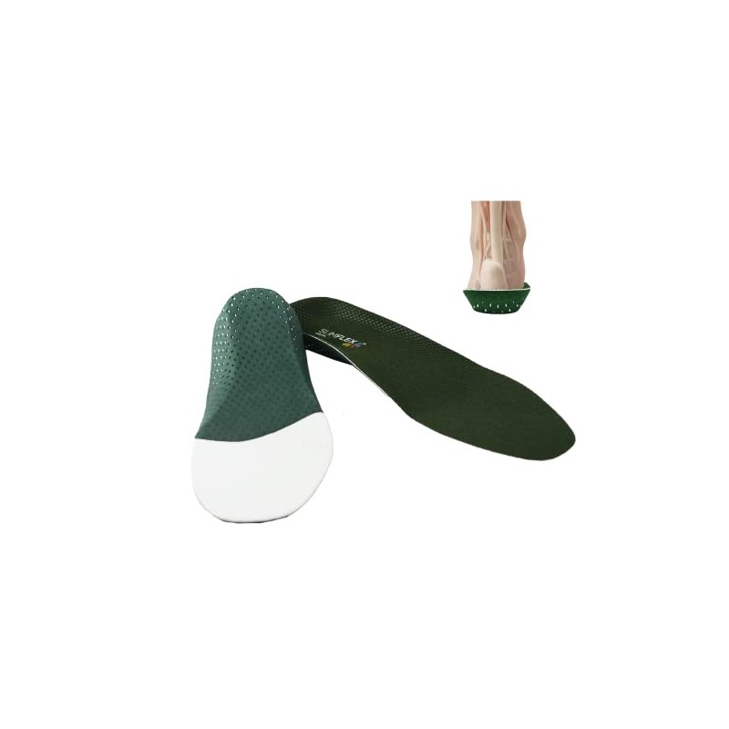 Slimflex Grüne Original orthopädische Einlagen - Dünnes Design - Professionelle