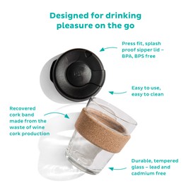 KeepCup Brew Cork - Almond - Small 8oz / 227ml