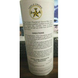 Triple Crown (ONE) DANCE FLOOR WAX, POWERED, 16 oz CAN, TRIPLE CROWN, REDUCES FRICTION