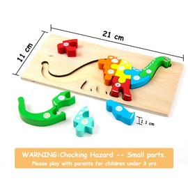 Umtiti 4PCS Wooden Toddler Puzzles. Wooden Animal Jigsaw Puzzles，UK