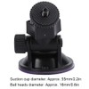 Dash Cam Mount Holder, 2Pcs 1/4in Thread Driving Recorder Car