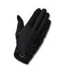 Rosso Style Lab Motorcycle Gloves, Military Mesh Gloves, All Black,