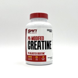 SAN Nutrition PH Modified Creatine - Buffered Creatine Formula for Enhanced Muscle Strength and Performance 120 Servings