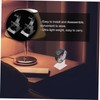 Baluue 2 Pcs Acrylic Watch Display Stand Transparent Jewelry Organizer