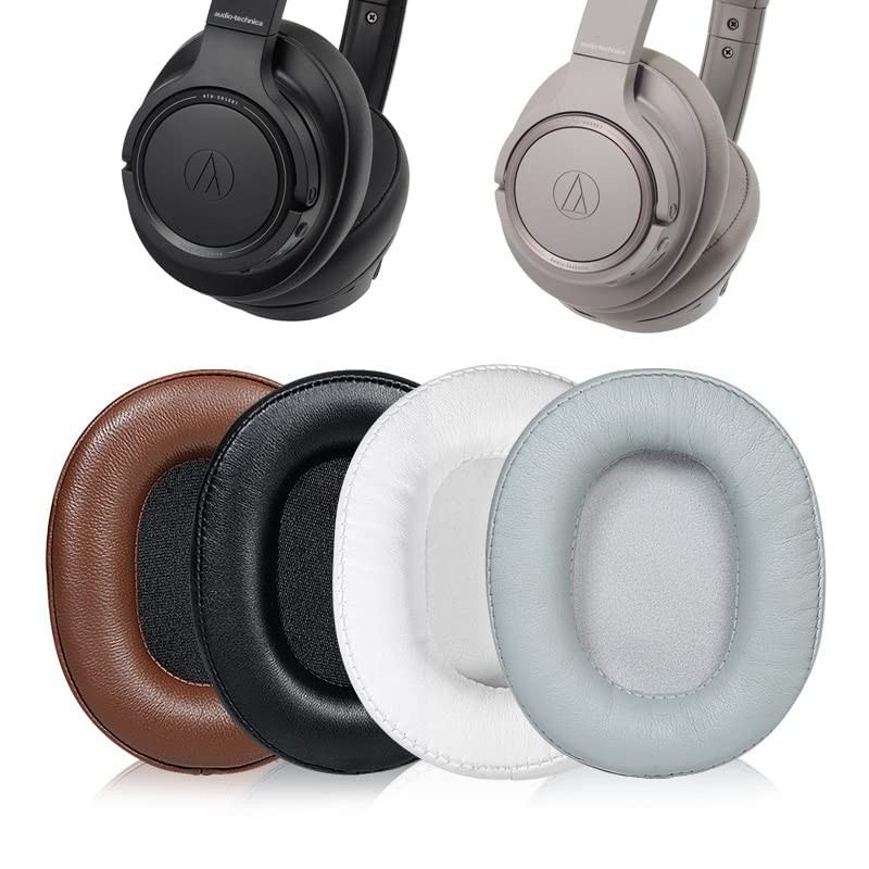 SR50BT Earpads Replacement Protein Leather Ear Pads Cushions Cover Repair
