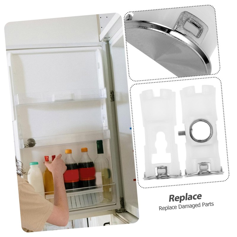 jojofuny Refrigerator Door Handle Support Kit Sturdy Parts Sleek Design