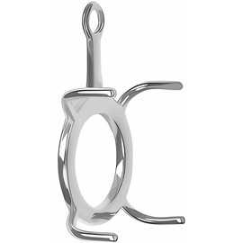 Bail for Irregular Large Gemstones Sterling Silver 14mm (Qty=1)