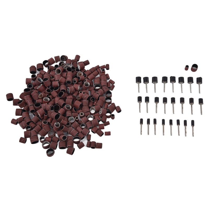 384Pcs Sanding Drum Sleeve Set Resin Drums Mandrels for Nuclear