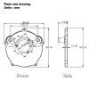 Turbine Style High Flow Air Cleaner Intake System for Harley