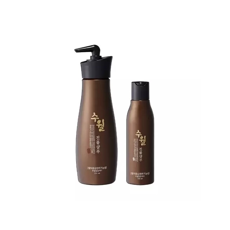 Gita (1+1)수월 두피 비듬 탈모완화 한방샴푸 550ml+150ml+(사은품 모이스춰라이징 크림 300ml