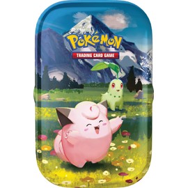 Pokémon: miniscatola da collezione Espansione Megaevoluzione - Ascesa Eroica (Clefairy e Chikorita) del GCC Pokémon (1 foglio adesivi, 1 carta illustrazione della miniscatola e 2 buste espansione)