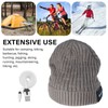 Bluetooth Hat Winter Warm Knit USB Smart Music Wireless Hat