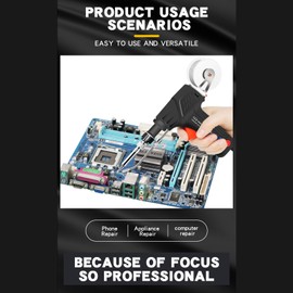 Internal Heated Industrial Laser Welding Tools, Multifunctional Laser Welding Gun Set, Automatic Welding Gun, Portable One-Handed Laser Welding Machine, Black (Internal Heating)