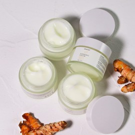 Turmeric Face Cream + Vitamin C Glow Boosting Moisturizer & Skin Repairing, Hydrating with Organic Ingredients Anti-Aging Facial Cream, Normal, Dry, Oily & Combination Skin