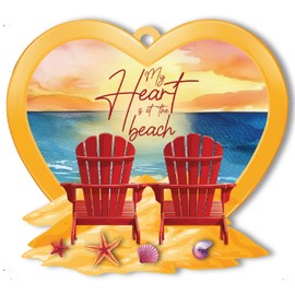 BlinkWishes Christmas Ornament for Beach Decor, Beach Gifts for Women, Friend, Beach Themed Gifts, Christmas Beach Ornaments, Beach Ornaments for Christmas Tree Hanging